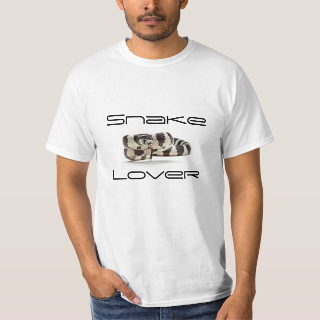 Snake lover ,(Lampropeltis getula californiae) T-Shirt (Vorderseite)