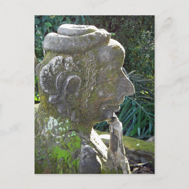 Snake Man Statue Postcard Postkarte (Vorderseite)