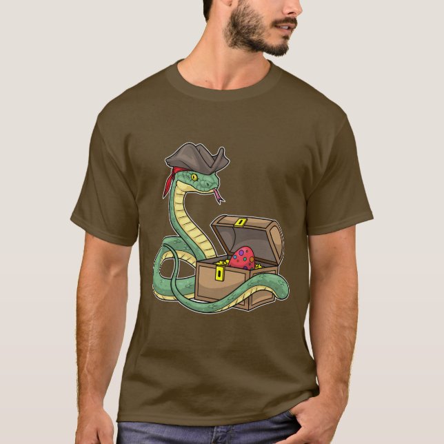 Snake Oaster Pirate T-Shirt (Vorderseite)