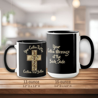 Snake on Cross Tasse