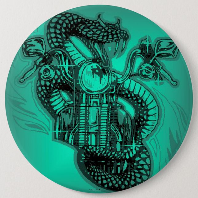 Snake Raider Button (Vorderseite)