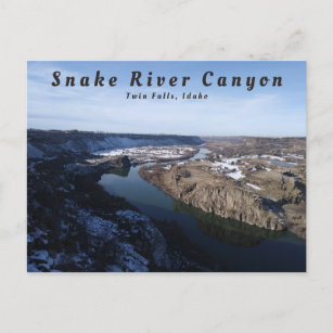 Snake River Canyon Twin Falls Idaho Carte postale