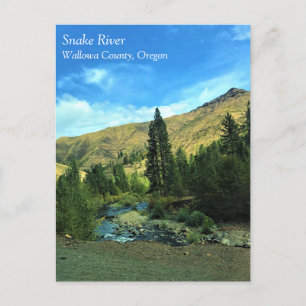 Snake River, comté de Wallowa OU carte postale
