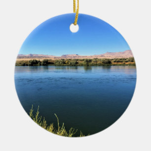 Snake River, Melba, ID Keramik Ornament