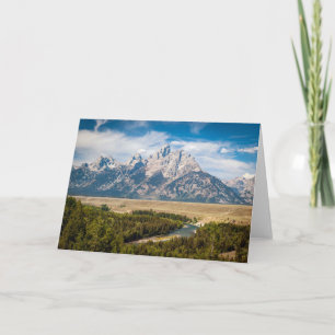 Snake River Overlook   Grand Teton National Park Karte
