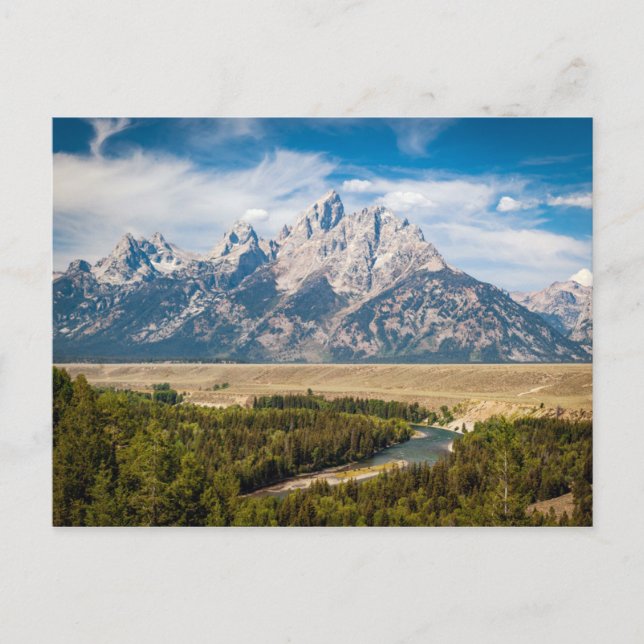 Snake River Overlook | Grand Teton National Park Postkarte (Vorderseite)