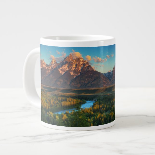 Snake River Overlook Jumbo-Tasse (Vorderseite Links)