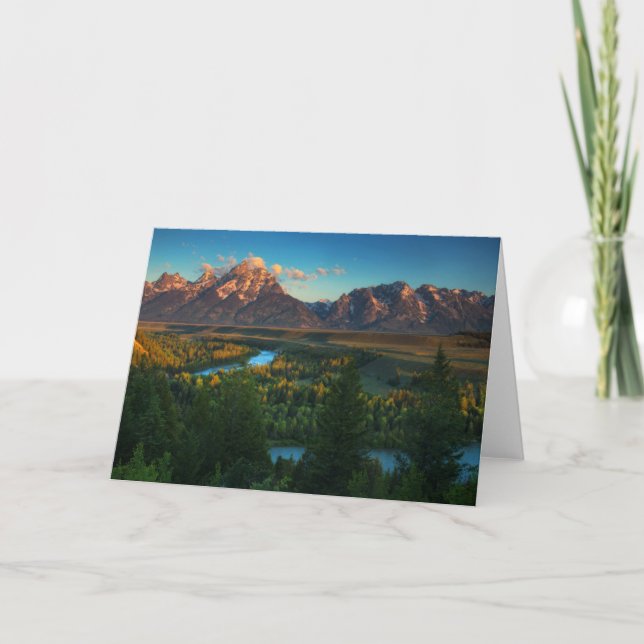 Snake River Overlook Karte (Vorderseite)