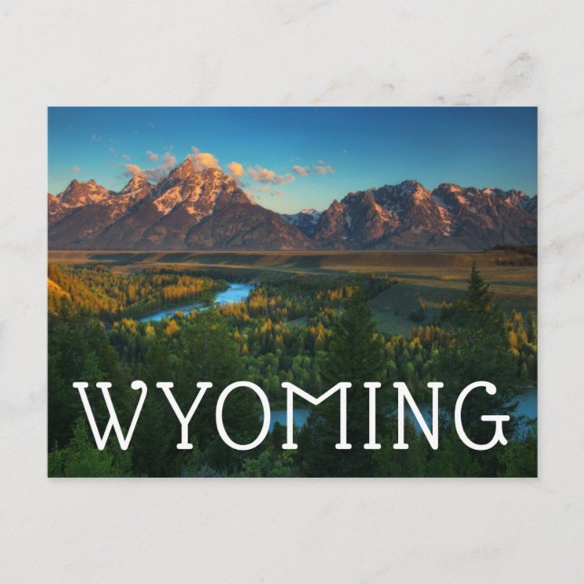 Snake River Overlook Postkarte (Vorderseite)