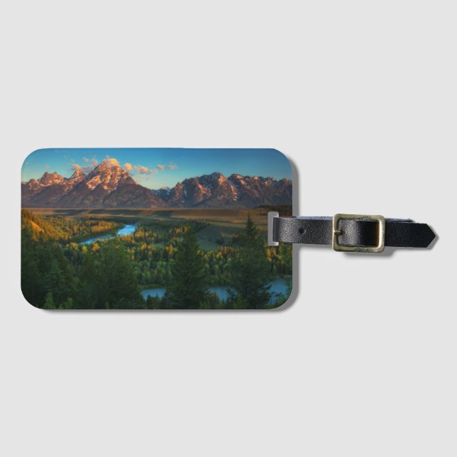 Snake River übersehen Gepäckanhänger (Vorderseite (Horizontal))