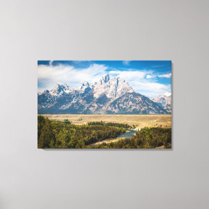 Snake River übersehen   großartigen Teton Leinwanddruck