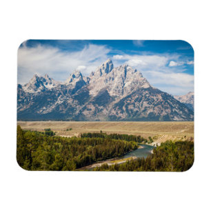 Snake River übersehen   großartigen Teton Magnet