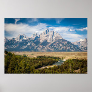 Snake River übersehen   großartigen Teton Poster