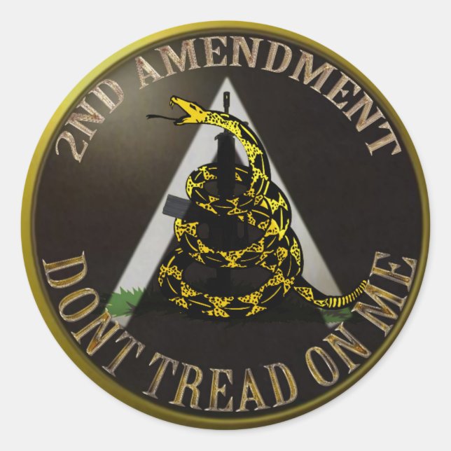 SNAKE SHIELDAjpg Runder Aufkleber (Vorderseite)