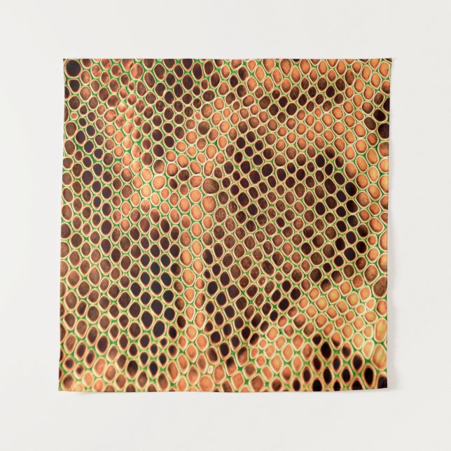Snake skin background wandteppich (Vorderseite)