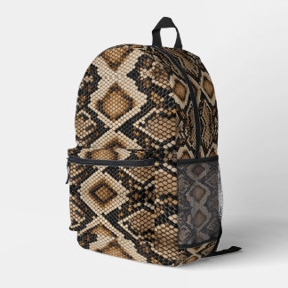 Snake Skin Bedruckter Rucksack