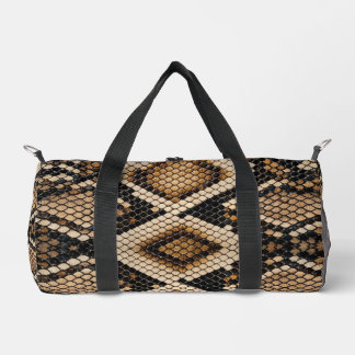 Snake Skin Duffle Bag