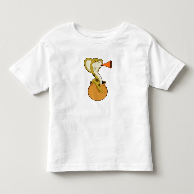 Snake Trumpet Music Kleinkind T-shirt (Vorderseite)