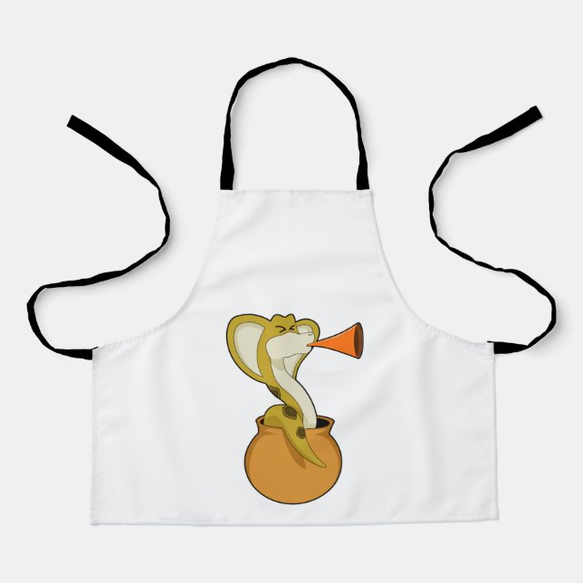 Snake Trumpet Music Schürze (Vorderseite)
