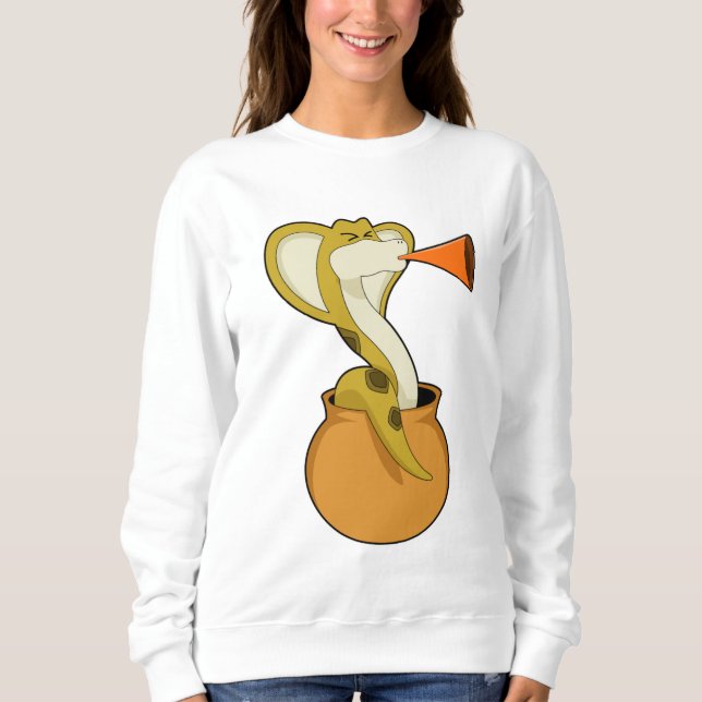 Snake Trumpet Music Sweatshirt (Vorderseite)