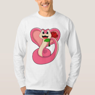 Snake with Rose T-Shirt