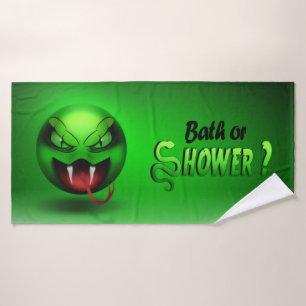 Snakemoji-Badetuch Badehandtuch