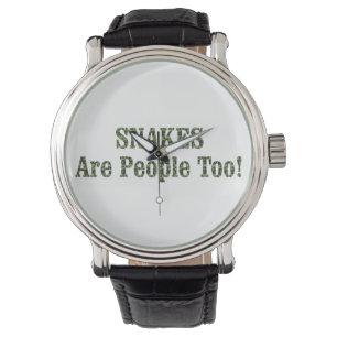 SNAKES sind auch Menschen! Armbanduhr