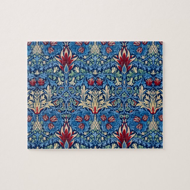 Snakeshead, Blume Wallpaper von William Morris (Horizontal)