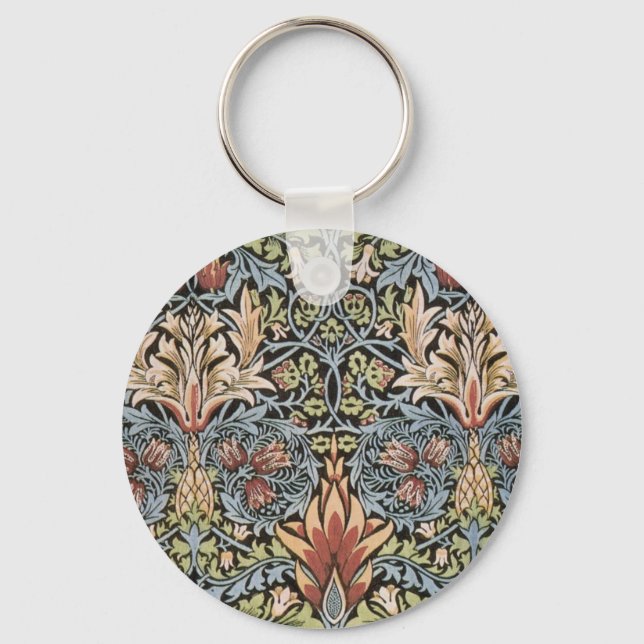 Snakeshead Design von William Morris Schlüsselanhänger (Vorderseite)