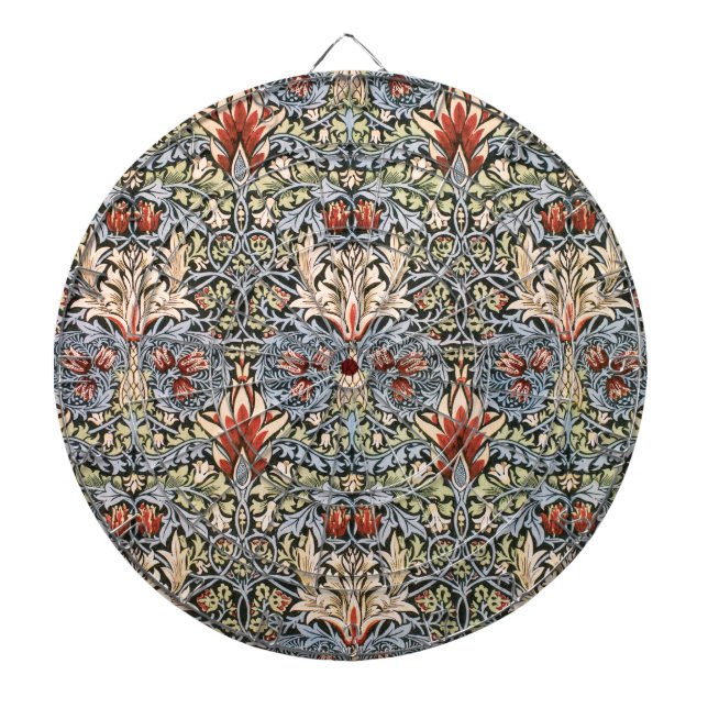 Snakeshead Pattern (von William Morris) Dartscheibe (vorne)