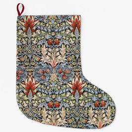 Snakeshead Pattern (von William Morris) Großer Weihnachtsstrumpf