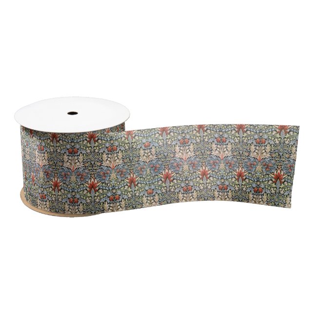 Snakeshead Pattern (von William Morris) Satinband (Spule)