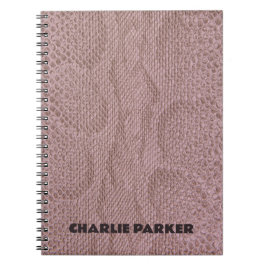 Snakeskin Animal Print Notizblock