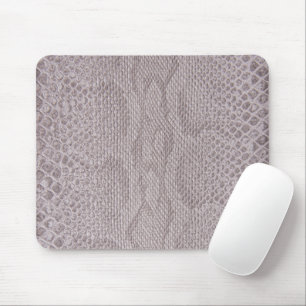 Snakeskin Beige-Gray Muster Mouse Pad Mousepad