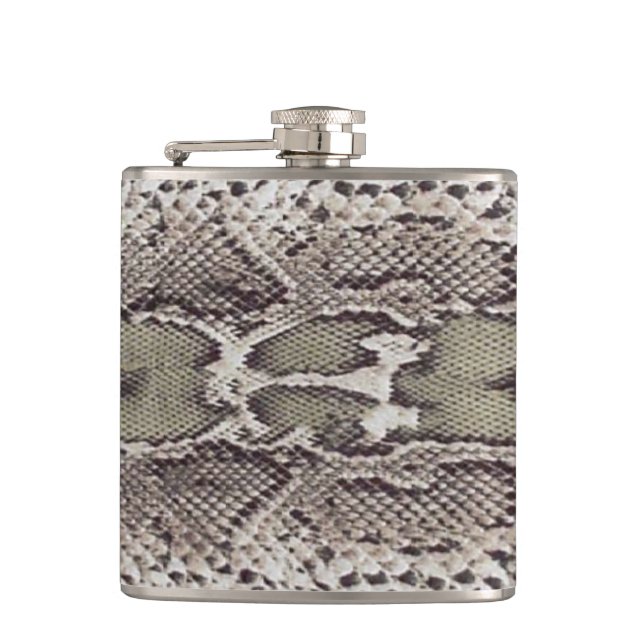 Snakeskin-Flasche Flachmann (Vorderseite)