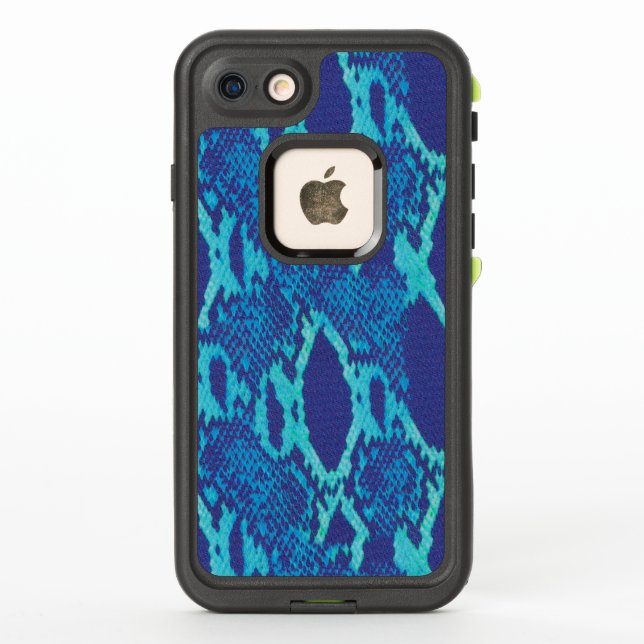 Snakeskin in Blau (Rückseite)