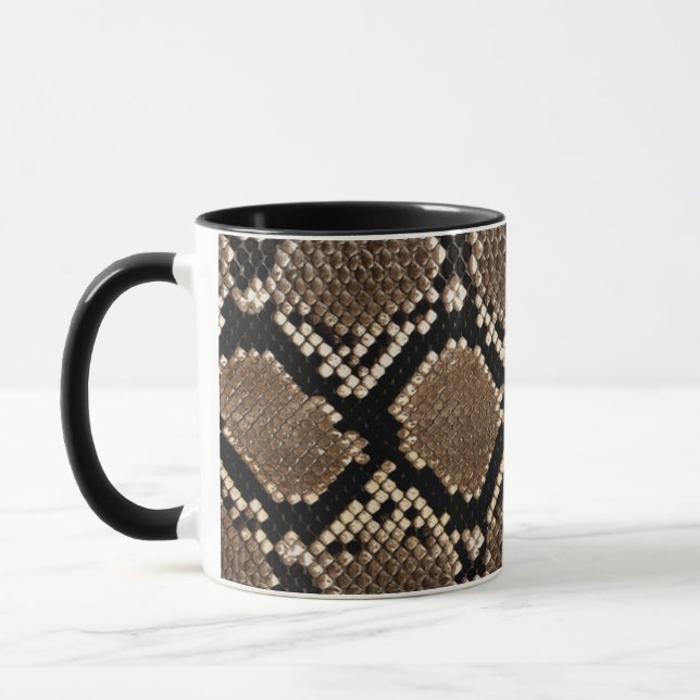 Snakeskin Pattern Tasse (Links)