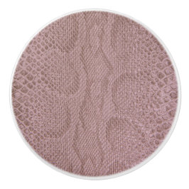 Snakeskin Print Keramikknauf