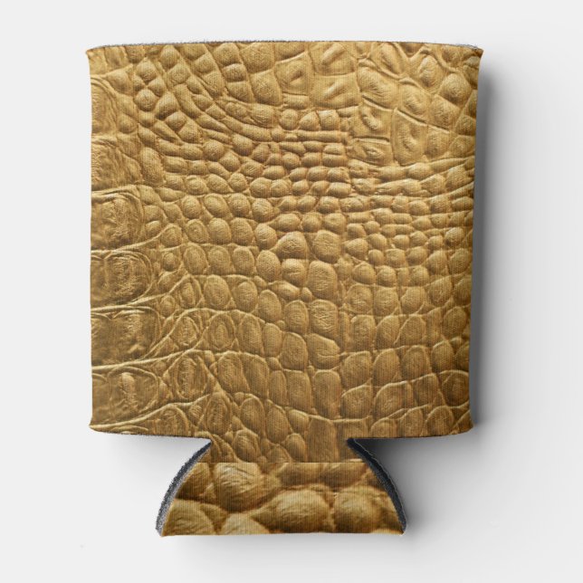 Snakeskin Texture: Wildes Hintergrunddesign. Dosenkühler (Vorderseite)