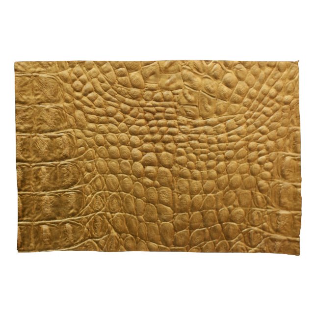 Snakeskin Texture: Wildes Hintergrunddesign. Kissenbezug (Vorderseite)
