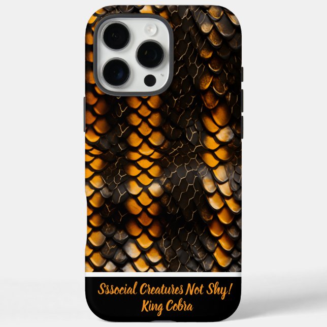 Snakeskins schaffen Naturkunst iPhone 16 Pro Max Hülle (Rückseite)