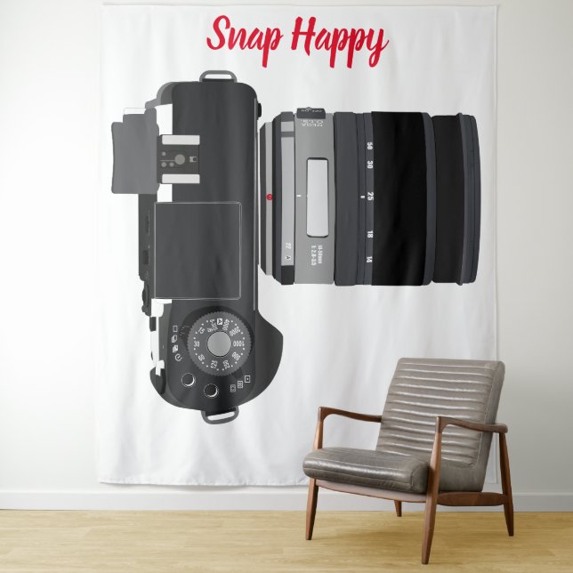 Snap Happy Teppichkunst Wandteppich (Beispiel)