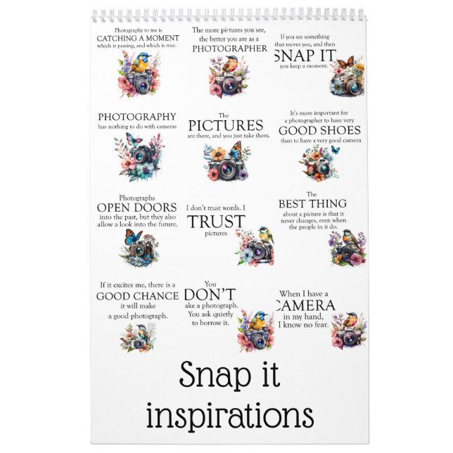 Snap it inspiriert kalender (Titelbild)