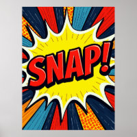 SNAP ! Poster de l'explosion de la bande dessinée
