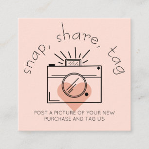 Snap Share Tag Header Camera Social Media Business