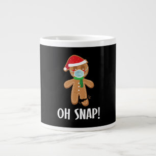 Snap Weihnachtsginger Brot Man Maske Holiday Gesch Jumbo-Tasse