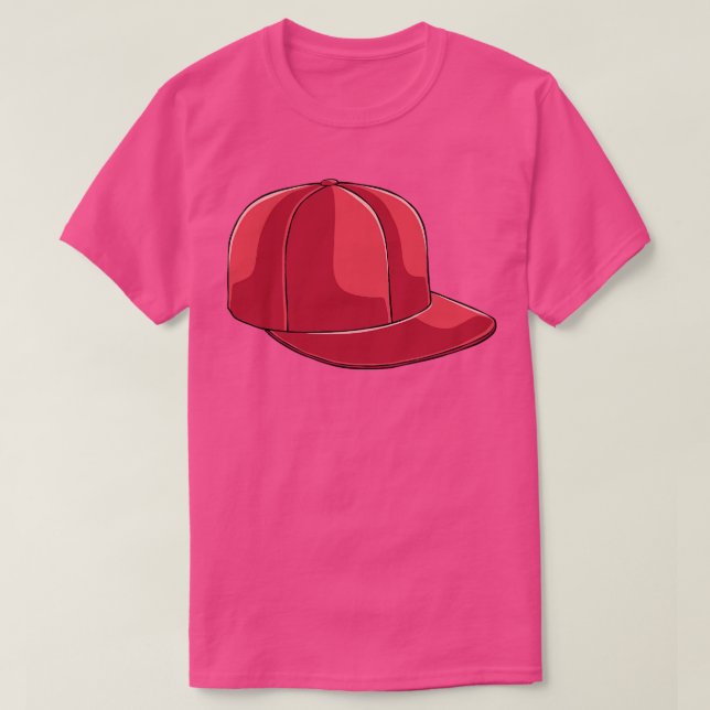 Snapback Baseball Cap T-Shirt (Design vorne)