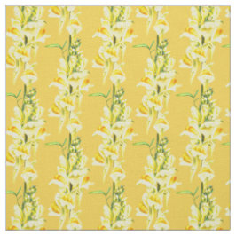 Snapdragon Aquarell botanische Wildblume Stoff