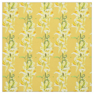 Snapdragon Aquarell botanische Wildblume Stoff