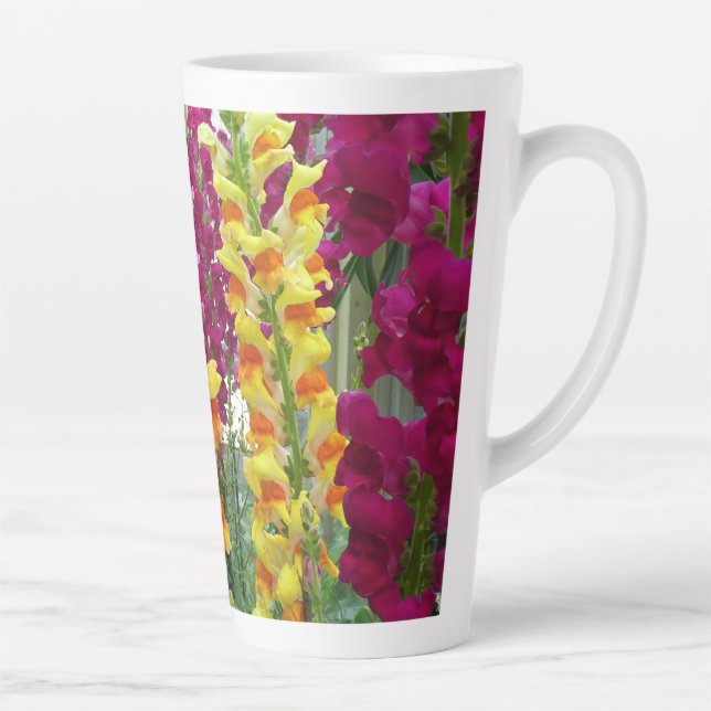 Snapdragons farbenfrohe Blüte Milchtasse (Rechts)